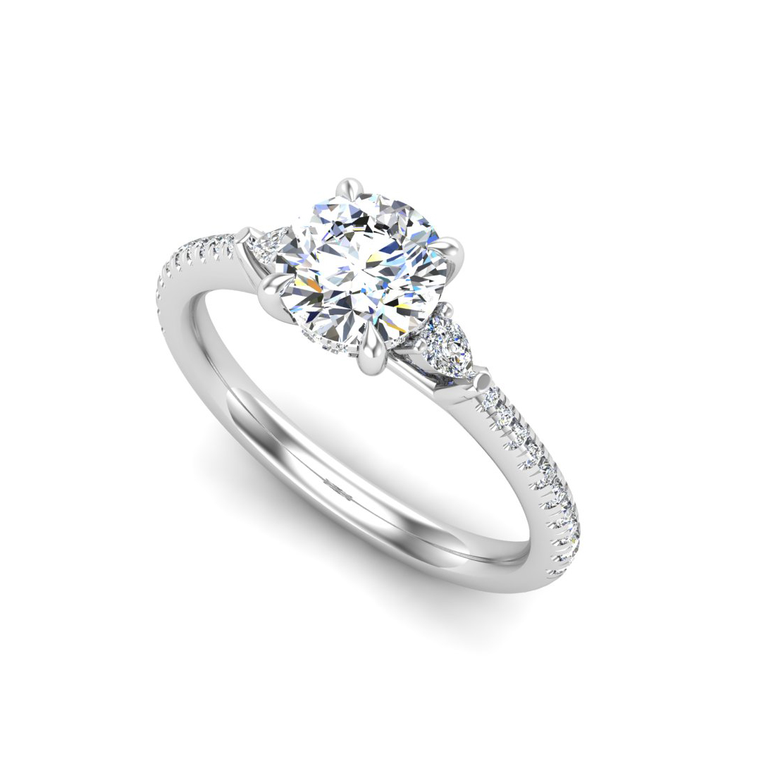Anaya Pave Engagement Ring